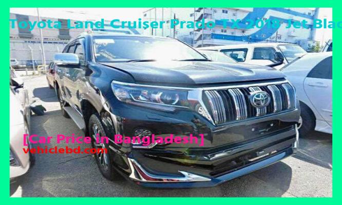 Toyota Land Cruiser Prado TX 2018 Jet Black Color Price in Bangladesh picture hd