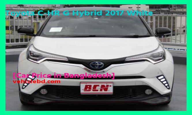 Toyota C-HR G Hybrid 2017 White Price in Bangladesh picture hd