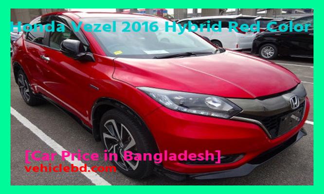 Honda Vezel 2016 Hybrid Red Color Price in Bangladesh picture hd