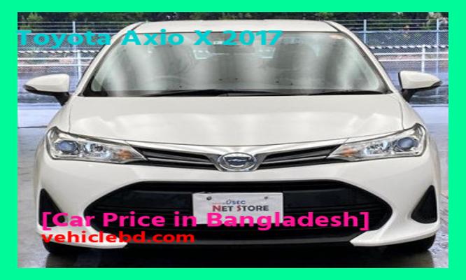 Toyota Axio X 2017 Price in Bangladesh picture hd