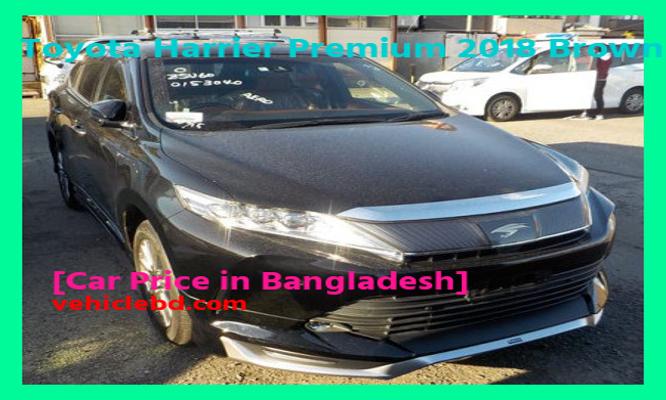 Toyota Harrier Premium 2018 Brown Interior Price in Bangladesh picture hd