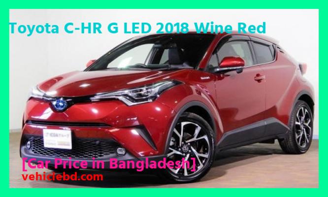 Toyota C-HR G LED 2018 Wine Red Price in Bangladesh picture hd