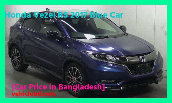Honda Vezel RS 2017 Blue Car Price in Bangladesh picture hd