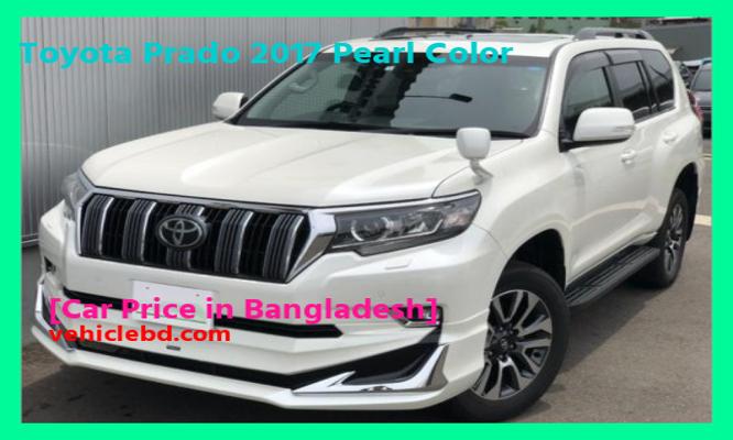 Toyota Prado 2017 Pearl Color Price in Bangladesh picture hd