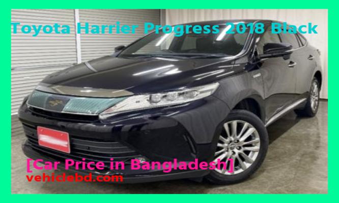 Toyota Harrier Progress 2018 Black Price in Bangladesh picture hd