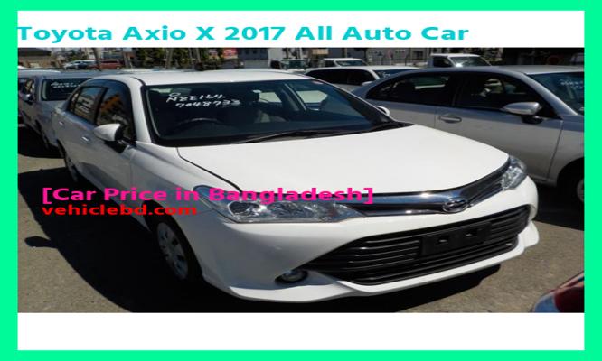 Toyota Axio X 2017 All Auto Car Price in Bangladesh picture hd