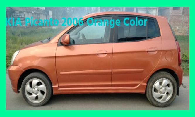 KIA Picanto 2006 Orange Color Price in Bangladesh picture hd