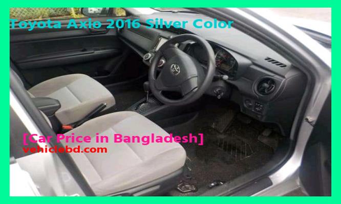 Toyota Axio 2016 Silver Color Price in Bangladesh image hd