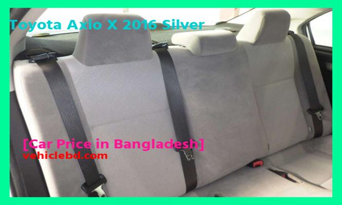 Toyota Axio X 2016 Silver Price in Bangladesh image hd