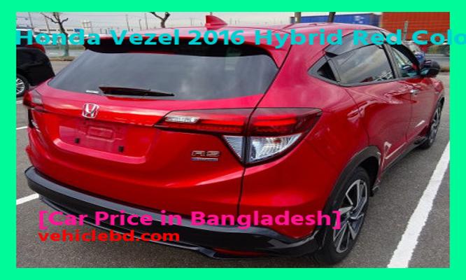 Honda Vezel 2016 Hybrid Red Color Price in Bangladesh image hd