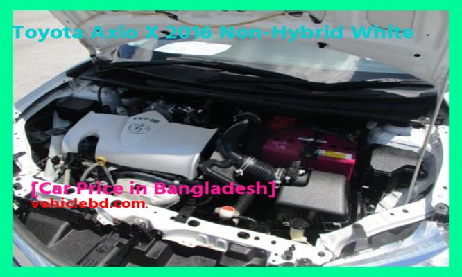 Toyota Axio X 2016 Non-Hybrid White Price in Bangladesh image hd