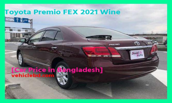 Toyota Premio FEX 2021 Wine Price in Bangladesh image hd