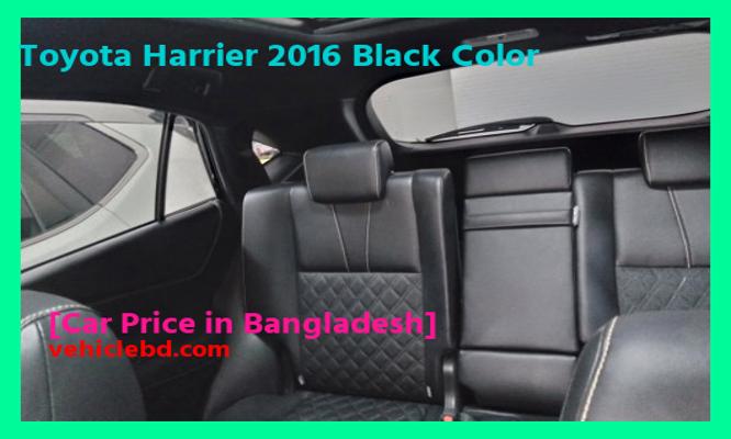 Toyota Harrier 2016 Black Color Price in Bangladesh image hd