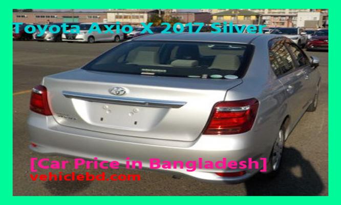 Toyota Axio X 2017 Silver Price in Bangladesh image hd