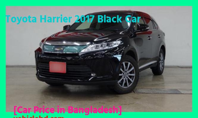 Toyota Harrier 2017 Black Car Price in Bangladesh image hd