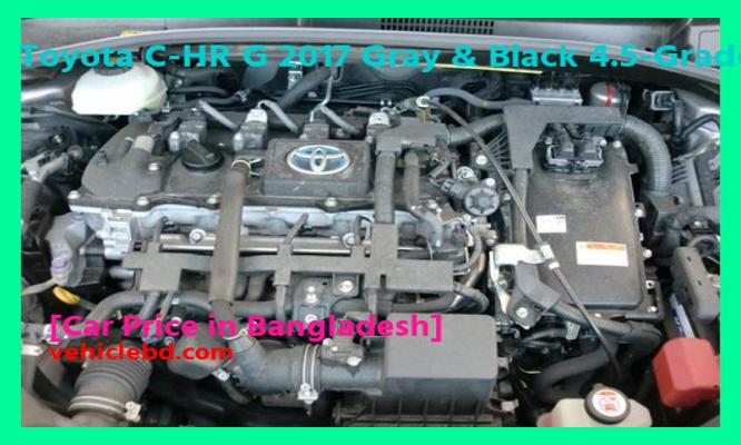 Toyota C-HR G 2017 Gray & Black 4.5-Grade Car Price in Bangladesh image hd