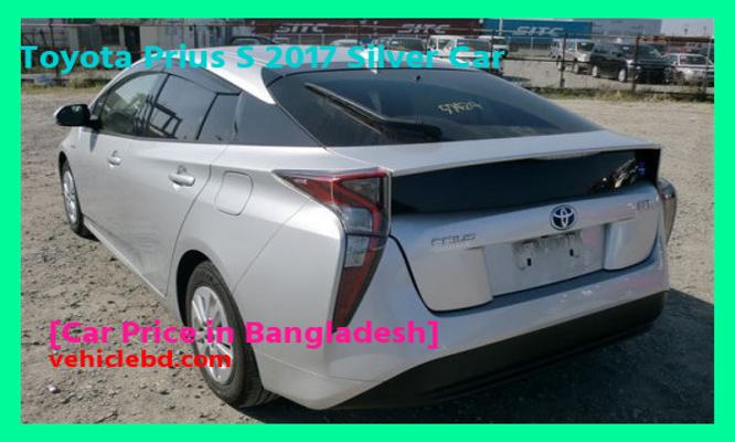 Toyota Prius S 2017 Silver Car Price in Bangladesh image hd