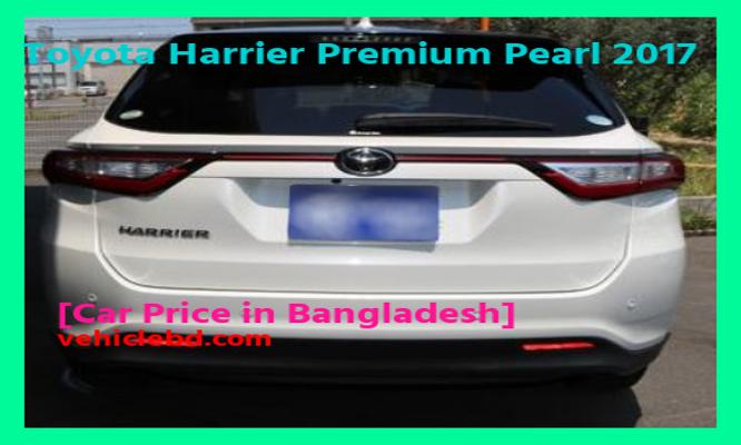 Toyota Harrier Premium Pearl 2017 Price in Bangladesh image hd
