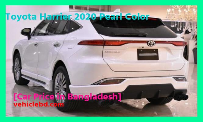 Toyota Harrier 2020 Pearl Color Price in Bangladesh image hd