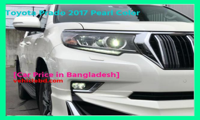 Toyota Prado 2017 Pearl Color Price in Bangladesh image hd
