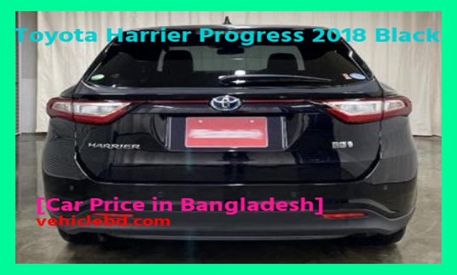 Toyota Harrier Progress 2018 Black Price in Bangladesh image hd