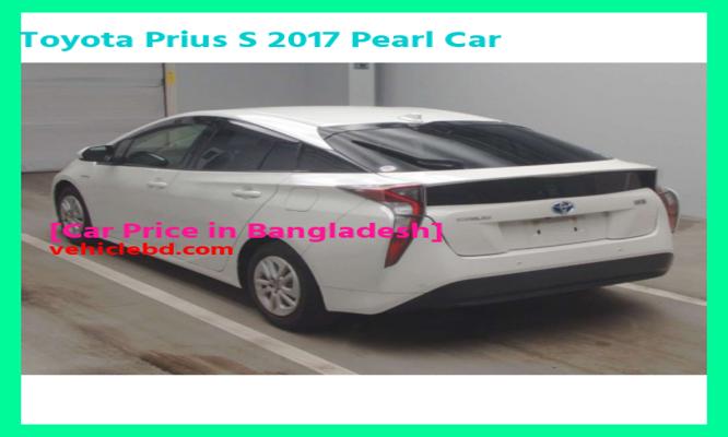 Toyota Prius S 2017 Pearl Car Price in Bangladesh image hd