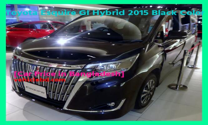 Toyota Esquire GI Hybrid 2015 Black Color Price in Bangladesh image hd