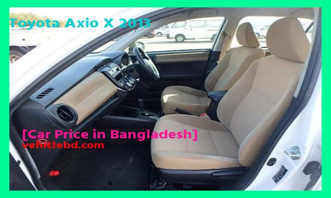বাংলাদেশে Toyota Axio X 2013 এর দাম কত Recondition/Used/2nd hand
