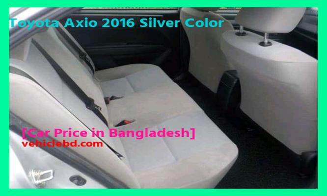 বাংলাদেশে Toyota Axio 2016 সিলভার কালারের দাম কত Recondition/Used/2nd hand