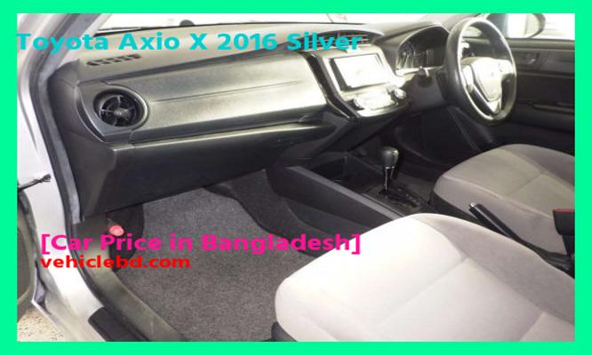 বাংলাদেশে Toyota Axio X 2016 সিলভারের দাম কত Recondition/Used/2nd hand