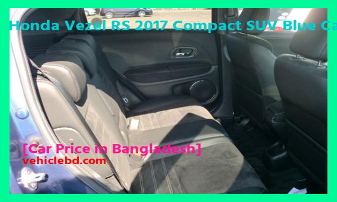 বাংলাদেশে Honda Vezel RS 2017 কমপ্যাক্ট SUV নীল গাড়ির দাম কত Recondition/Used/2nd hand