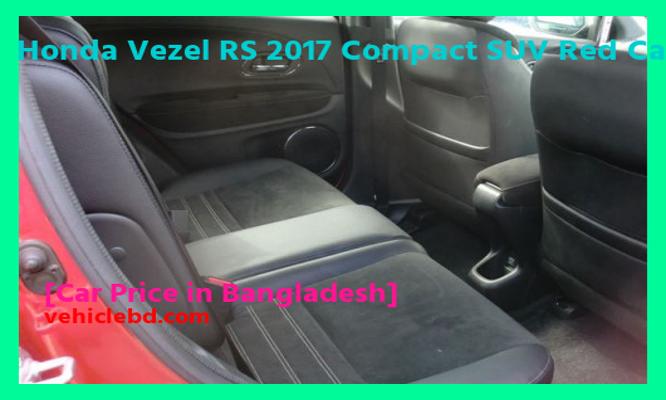 বাংলাদেশে Honda Vezel RS 2017 কমপ্যাক্ট SUV রেড কারের দাম কত Recondition/Used/2nd hand