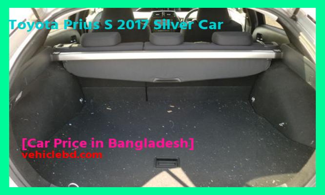 বাংলাদেশে Toyota Prius S 2017 সিলভার কারের দাম কত Recondition/Used/2nd hand