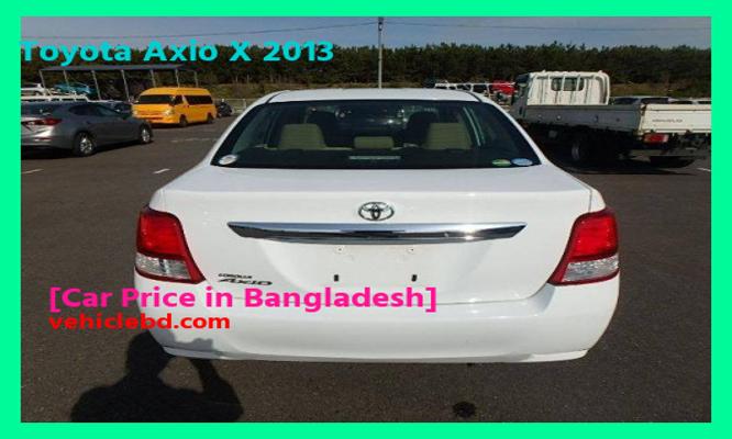Toyota Axio X 2013 Price in Bangladesh full review