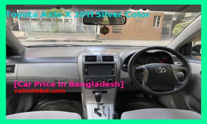 Toyota Axio X 2011 Silver Color Price in Bangladesh full review
