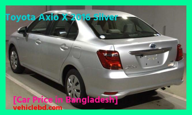 Toyota Axio X 2016 Silver Price in Bangladesh full review