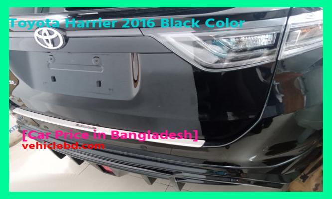 Toyota Harrier 2016 Black Color Price in Bangladesh full review