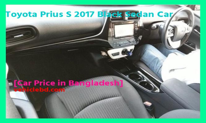 Toyota Prius S 2017 Black Sedan Car Price in Bangladesh full review