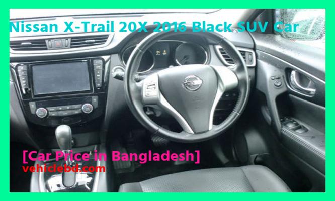 Nissan X-Trail 20X 2016 Black SUV Car Price in Bangladesh full review