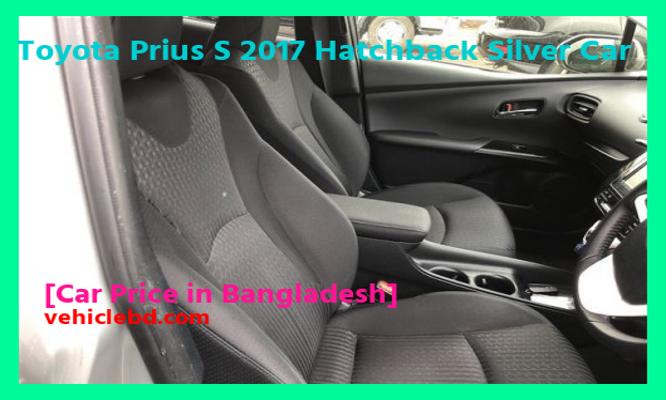 Toyota Prius S 2017 Hatchback Silver Car Price in Bangladesh full review