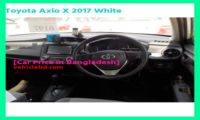 Toyota Axio X 2017 White Price in Bangladesh full review