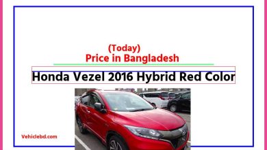 Photo of Honda Vezel 2016 Hybrid Red Color Price in Bangladesh [আজকের দাম]
