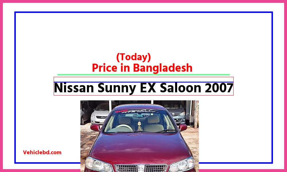 Nissan Sunny EX Saloon 2007featurepic