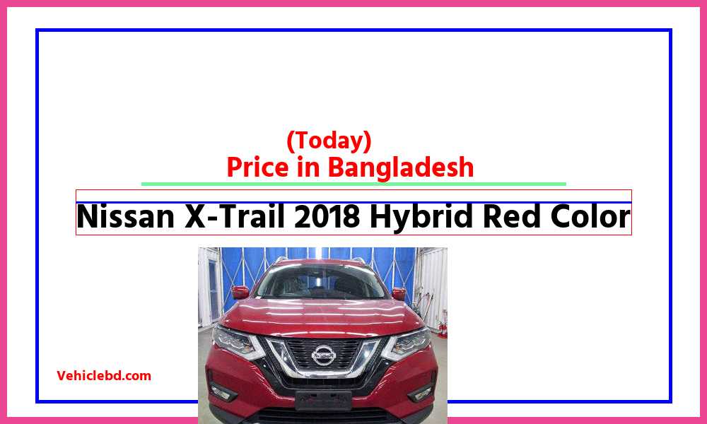 Nissan X Trail 2018 Hybrid Red Colorfeaturepic