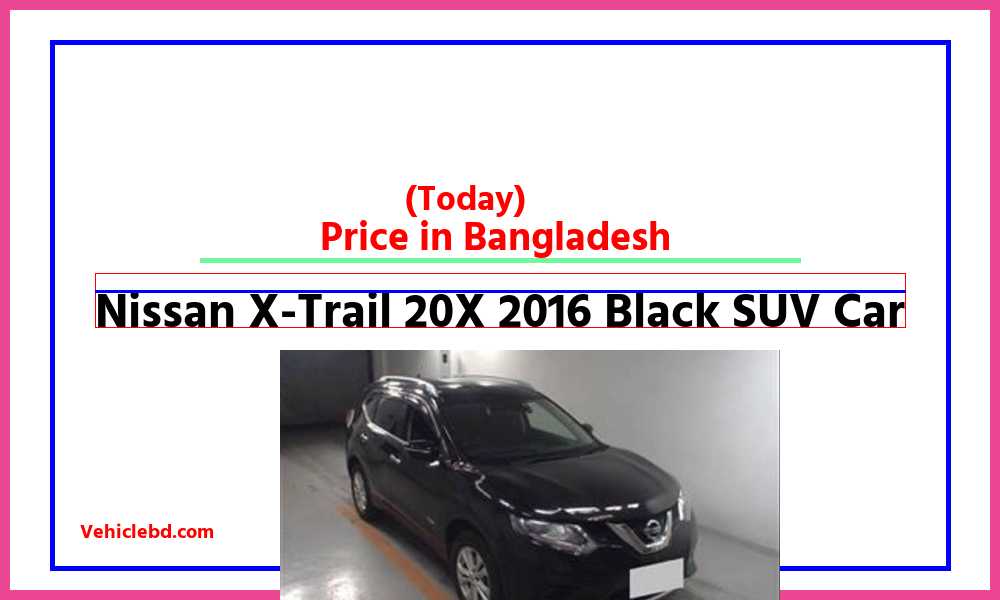 Nissan X Trail 20X 2016 Black SUV Carfeaturepic