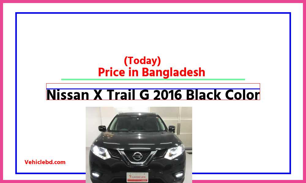 Nissan X Trail G 2016 Black Colorfeaturepic