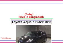 Photo of Toyota Aqua-S Black 2018 Price in Bangladesh [আজকের দাম]