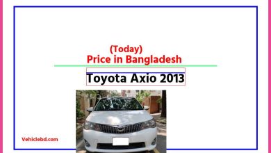 Photo of Toyota Axio 2013 Price in Bangladesh [আজকের দাম]