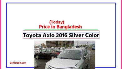 Photo of Toyota Axio 2016 Silver Color Price in Bangladesh [আজকের দাম]