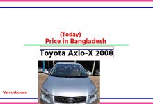 Photo of Toyota Axio-X 2008 Price in Bangladesh [আজকের দাম]